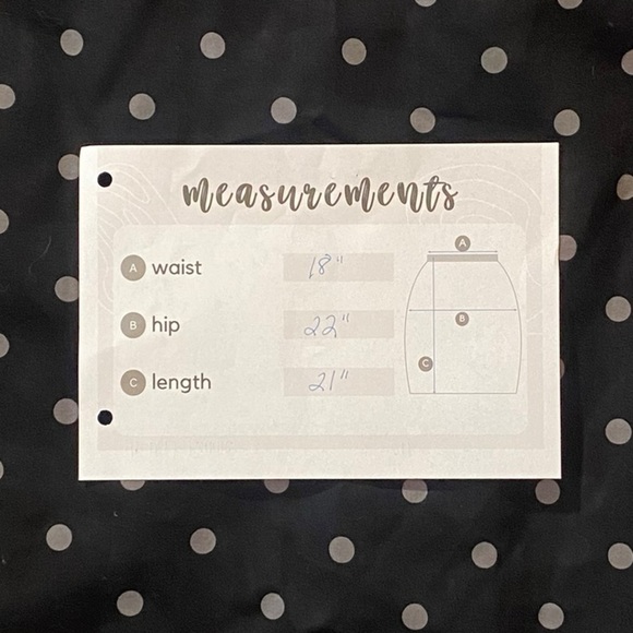 LOFT Black Silver Polka Dot A-Line Skirt - Picture 7 of 7